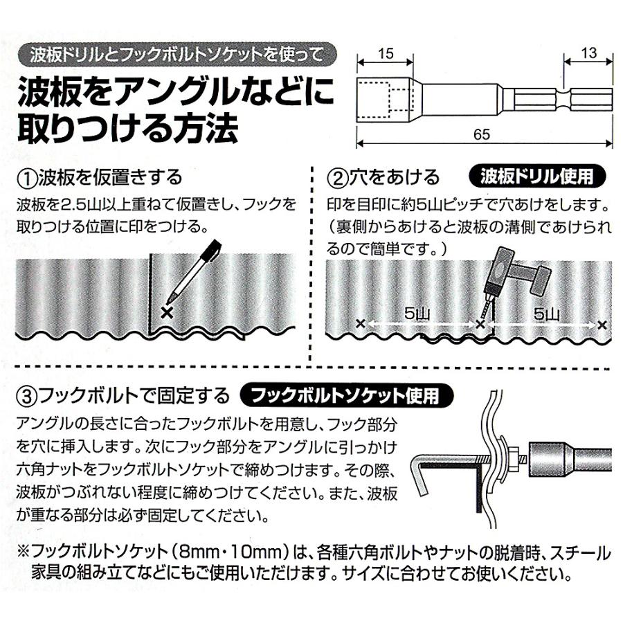 Ihelp ドリル インパクト 波板ドリル と 豪華な フックボトルソケットセット Ih 651 ネコポス対応