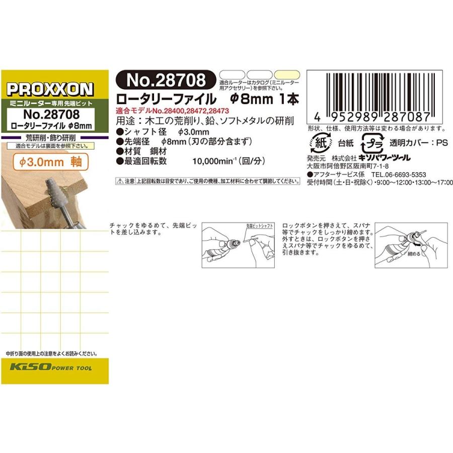 PROXXON プロクソン ロータリーファイル No.28708 ネコポス対応 | PROXXON | 02