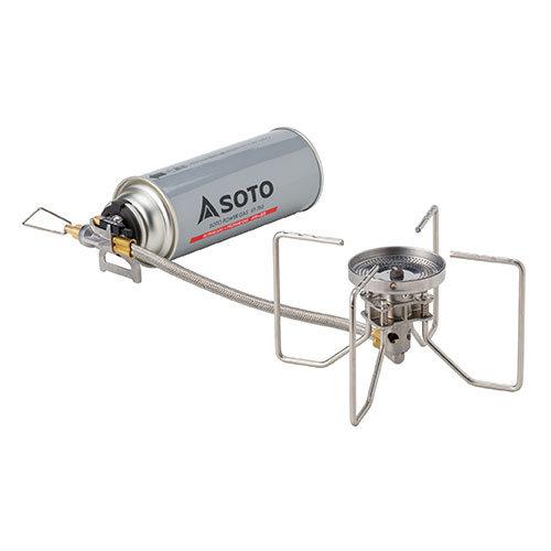 SOTO ソト シングルバーナー レギュレーターストーブ FUSION フュージョン 3点セット ストーブ パワーガス CB缶 ガス缶 ST-330 ST-7601 ST-SC20 | 新富士バーナー | 10