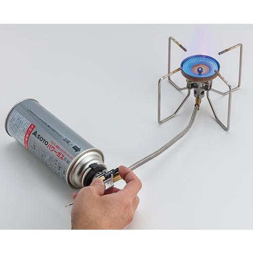 SOTO ソト シングルバーナー レギュレーターストーブ FUSION フュージョン 3点セット ストーブ パワーガス CB缶 ガス缶 ST-330 ST-7601 ST-SC20 | 新富士バーナー | 12