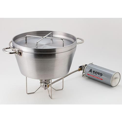 SOTO ソト シングルバーナー レギュレーターストーブ FUSION フュージョン 3点セット ストーブ パワーガス CB缶 ガス缶 ST-330 ST-7601 ST-SC20 | 新富士バーナー | 02