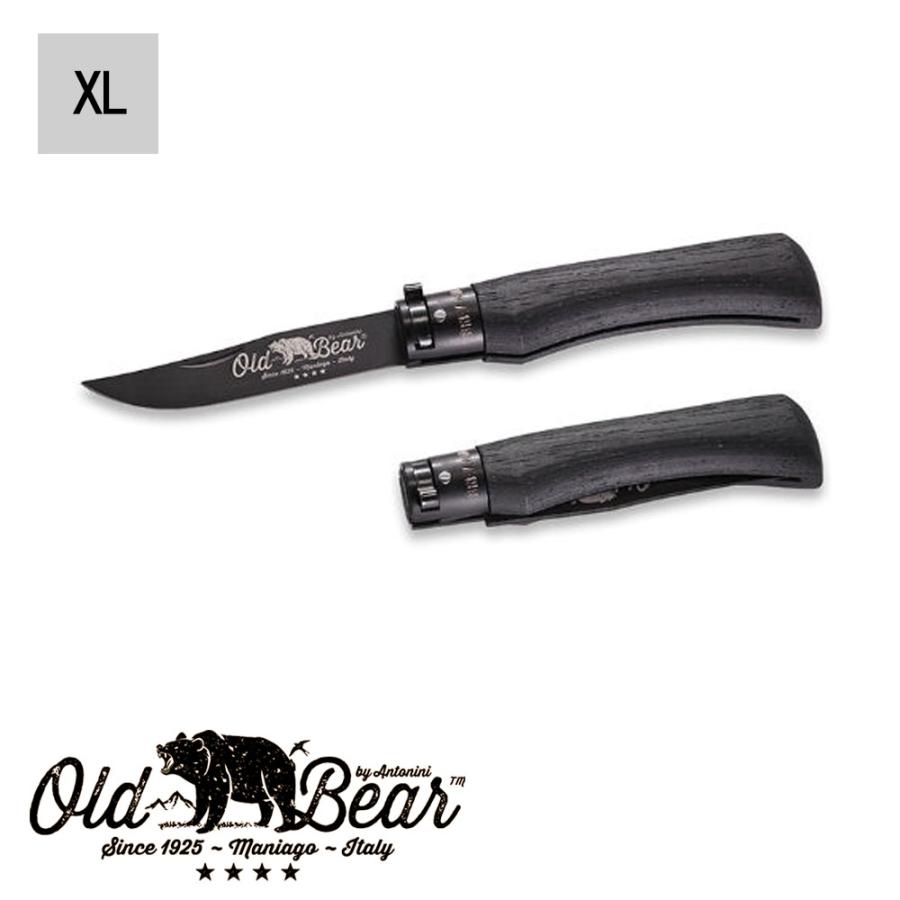 オールドベア ナイフ OLDBEAR BLACK×BLACK ステンレス XL ANTONINI