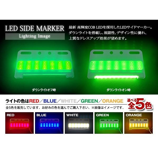 ジェットイノウエ角マーカーランプ緑10個新品デコトラ