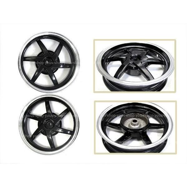 新品 AF34 AF35 ライブディオ DIO 前後 アルミホイール ブラック