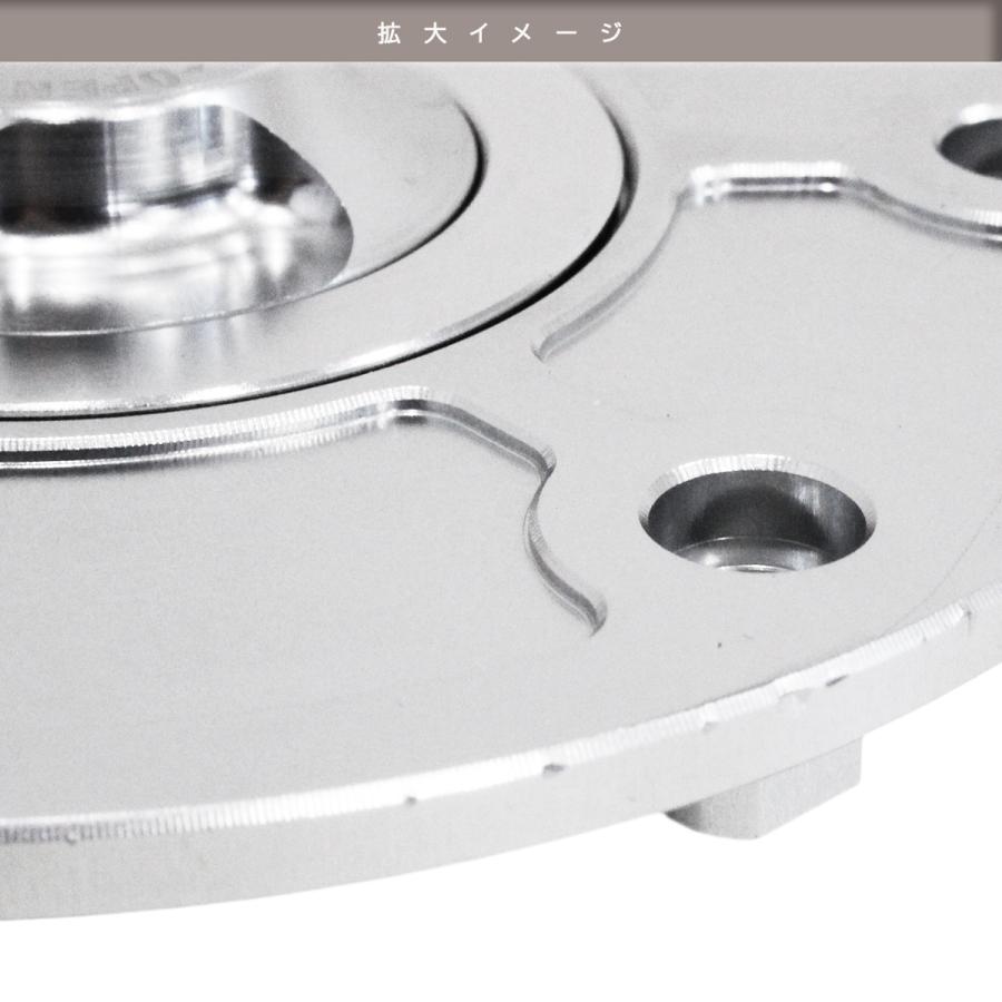 CNC アルミ タンクキャップ 7穴 シルバー ZRX400 ZRX1100 ZZR400