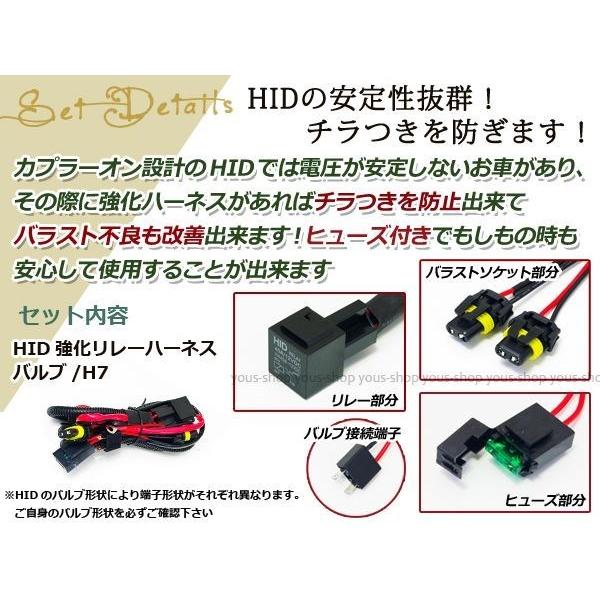HID 電源強化 リレーハーネス H7 ヘッドライト フューズ 電圧