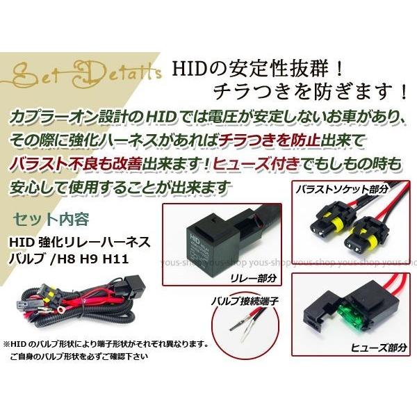 HID 電源強化 リレーハーネス H8 H11 H16 ヘッドライト フューズ