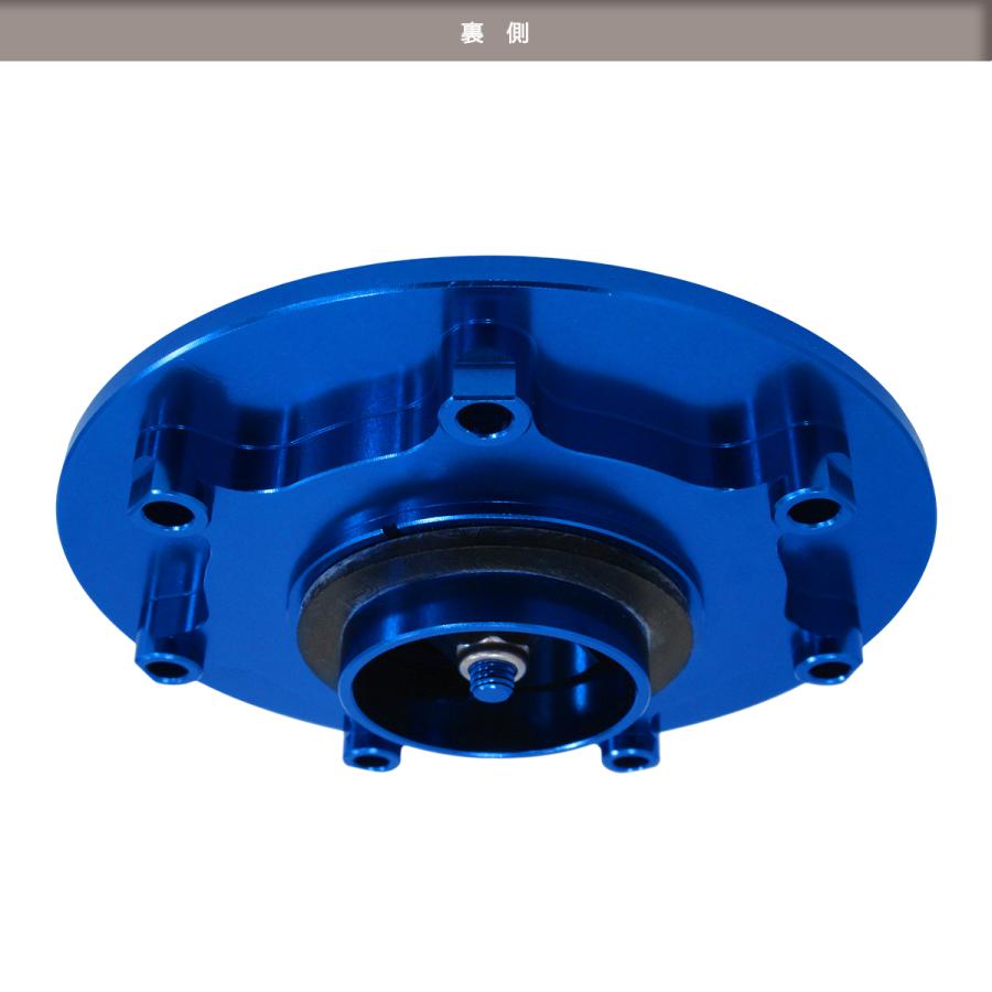 CNC アルミ タンクキャップ 7穴 ブルー GPZ900R バリオス ZRX400