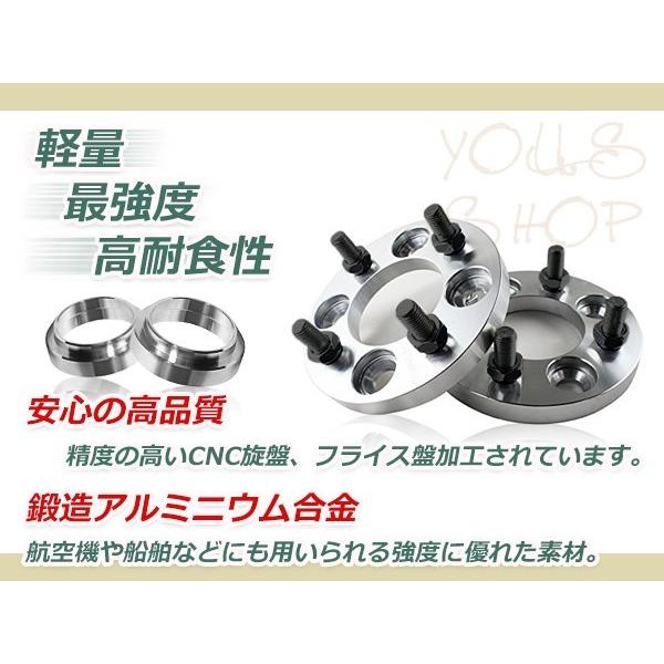 ワイドトレッドスペーサー 4H PCD100 P1.5 15mm M12 ハブ径 54mm 4穴