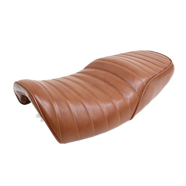 HONDA CB400 SUPER FOUR VTEC NC39 99-06 シート ブラック 黒色 皮 レザー タックロール シート あんこ抜き 合皮レザー 段シート 変形 ASSY_2