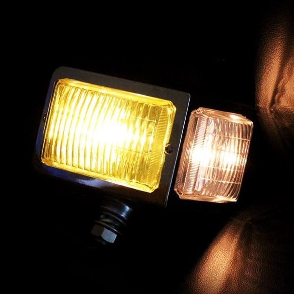 デコトラ イエローライト 復刻 昭和 トラック 24V レトロ コーナー フォグ ランプ