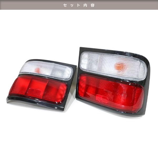 トヨタ コースター XZB40 XZB50 後期 H13.8〜 テールランプ 左右セット 互換品番 81560-36310 81550-36420 テールライト 赤白 テール_3