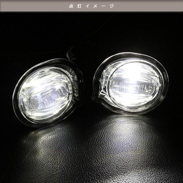 トヨタ ハイエース 200系 4型 5型 6型 7型 H25.12〜 標準 ワイド LED フロント フォグランプ 左右セット フォグランプキット_7