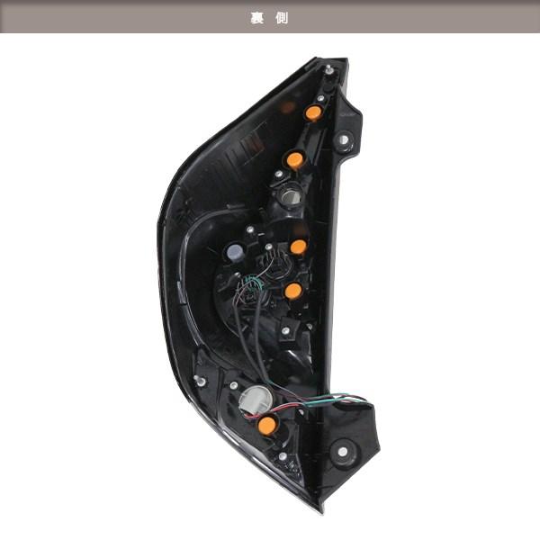新品社外 純正タイプ アクア NHP10系 後期仕様 LED テールランプ レッド クリア レンズ バック ストップランプ テールライト トヨタの画像