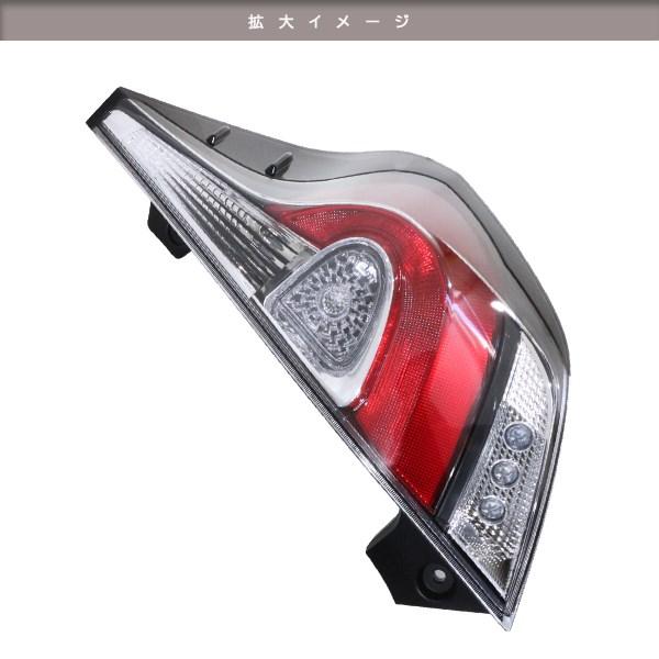 新品社外 純正タイプ アクア NHP10系 後期仕様 LED テールランプ レッド クリア レンズ バック ストップランプ テールライト トヨタの画像