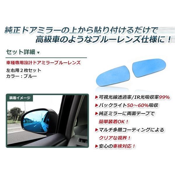眩しさカット 広角レンズ◎ブルーレンズ サイドドアミラー ホンダ S660