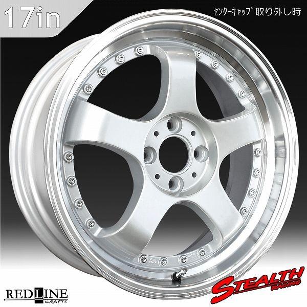 STEALTH Racing K35 17X7.0J OFF+42 PCD100 人気の2段スーパーディープリムの画像