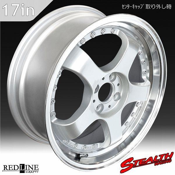 STEALTH Racing K35 17X7.0J OFF+42 PCD100 人気の2段スーパーディープリムの画像