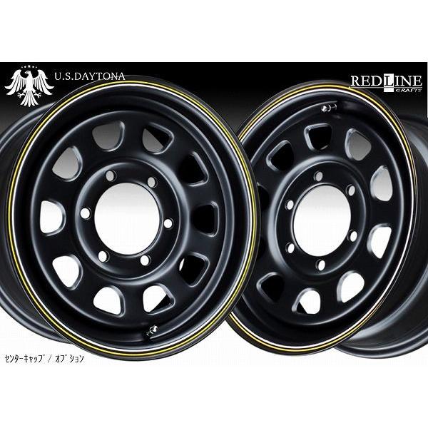 U.S.Daytona デイトナ マットブラックカラー ホイール4本セット 200系