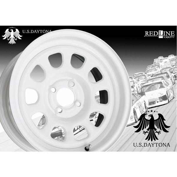 Daytona 15 x 7J PCD 114.3 2本 U.S.Daytona デイトナ 15x7.0J 前後異 オフセット +30/+20 PCD100