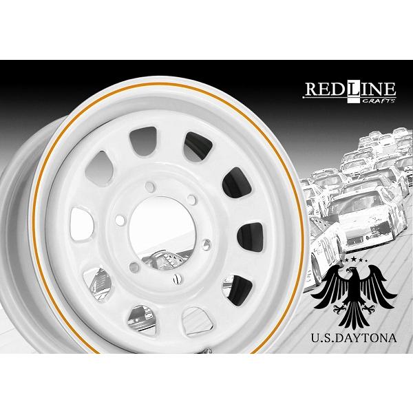 ハイエース／U.S.Daytonaホイール＆スタッドレスタイヤ U.S.Daytona デイトナ ホワイトカラー ホイール4本セット 16x6.5J OFF+