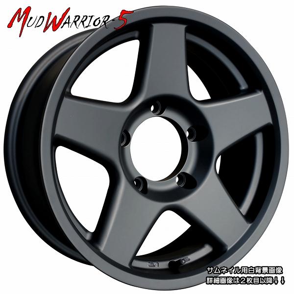 MUD WARRIOR-5 MW-5 16x5.5J OFF±0 PCD139.7 新品ホイール 4本セット