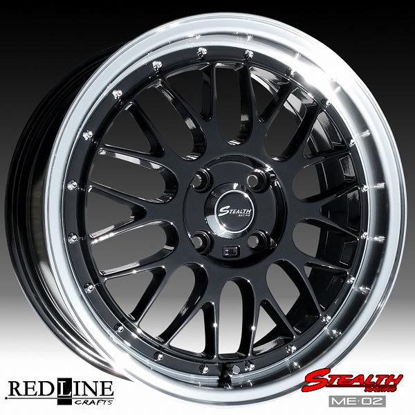 ステルスレーシング　ME02 16インチ　タイヤホイールセット ステルスレーシング ME02 新製品 スペシャルサイズ, 16x6.0J 軽