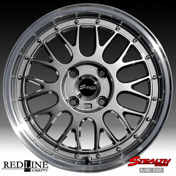 ステルスレーシング ME-02 新製品 ドレスアップサイズ 15x5.5J