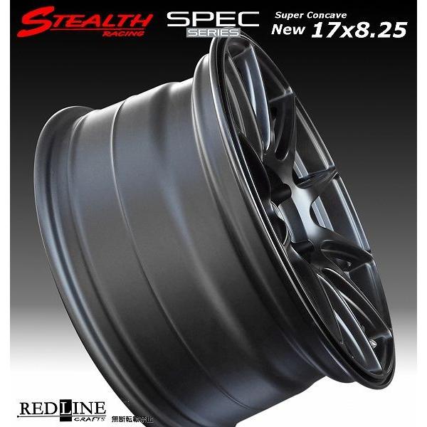 ステルスレーシング SPEC-01 17X8.25J+20 PCD114.3 ホイール 4本 ステルスレーシング SPEC-01 17X8.25J+20 PCD114.3 ホイール 4本