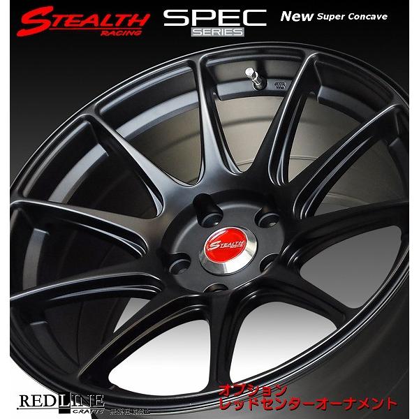 ステルスレーシング SPEC-01 17X9.75J+25 PCD114.3 バラ売り2本セット