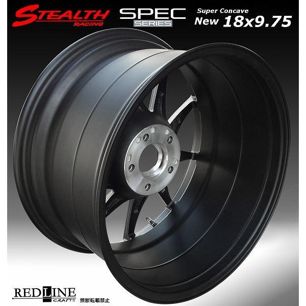 ステルスレーシング SPEC-01 18X9.75J+20 PCD114.3 ホイール 4本セット