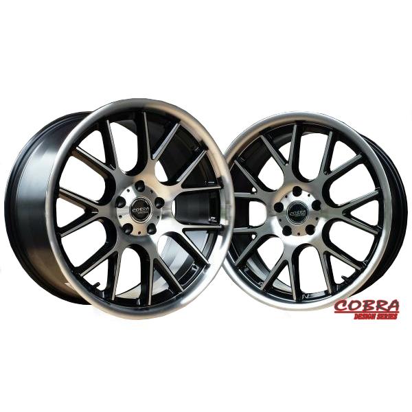 COBRA Design INTERCEPTOR-02 19インチ 8.5J/9.5J PCD114.3 : WHEEL
