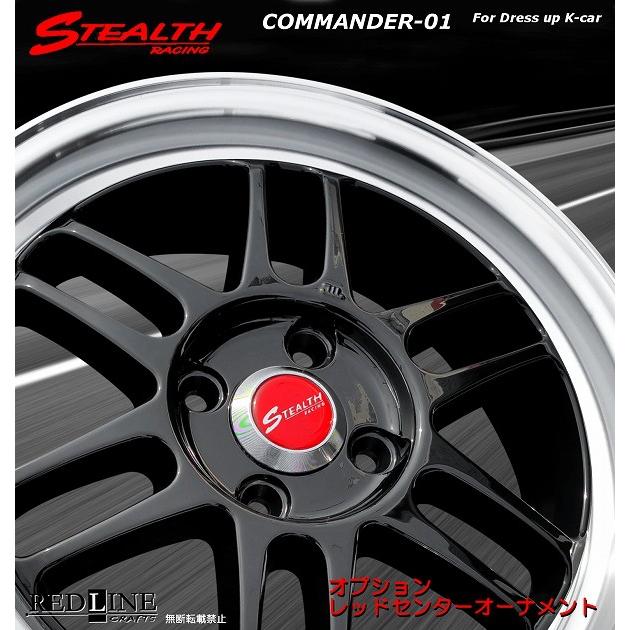 KENDA（ケンダ） STEALTH Racing COMMANDER 01 精悍ブラック色 軽四用