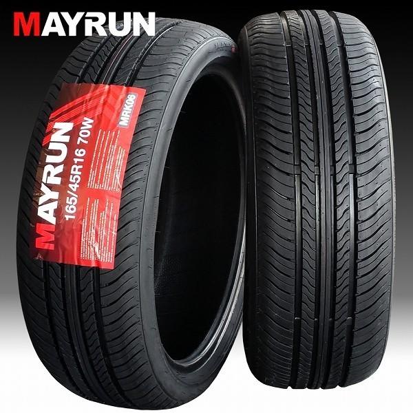 アウトレットお買得品 ステルスレーシング K36 前後幅＆スーパーディープ2段リム 16ｘ6.0J MAYRUN 165/45R16 タイヤ付4本セット｜wheel-station｜04