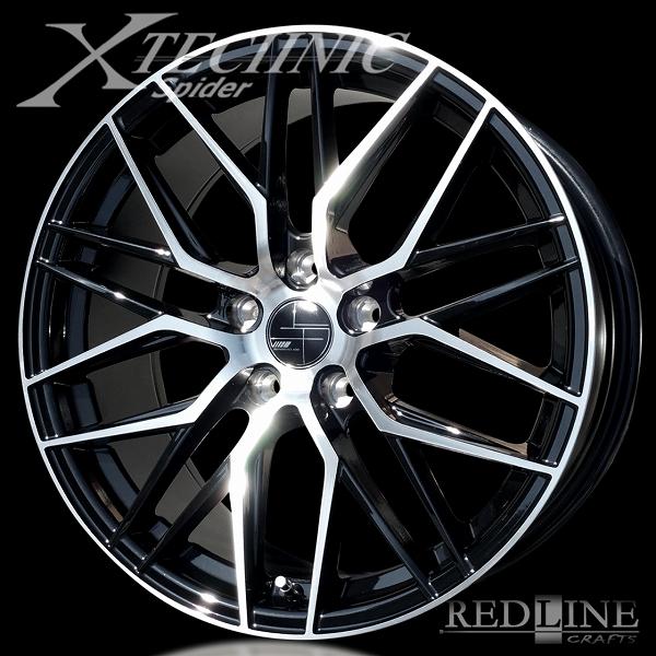 X-TECHNIC Spider 18x8.0J OFF+50 5H/PCD100 精悍な見た目の X-TECHNIC Spider 18x8.0J OFF+50 5H/PCD100 精悍な見た目の