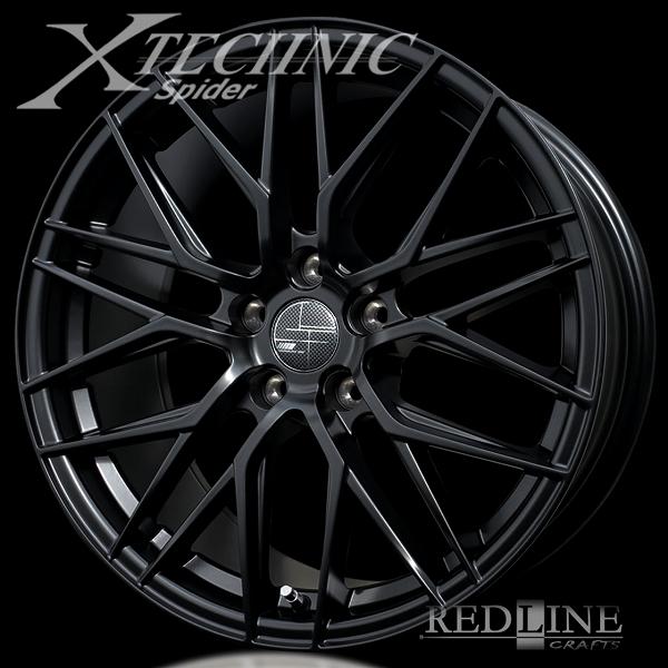 X-TECHNIC Spider 18x8.0J OFF+50 5H/PCD100 精悍な見た目のスパイダー メッシュ ホイール 4本セット｜wheel-station｜02