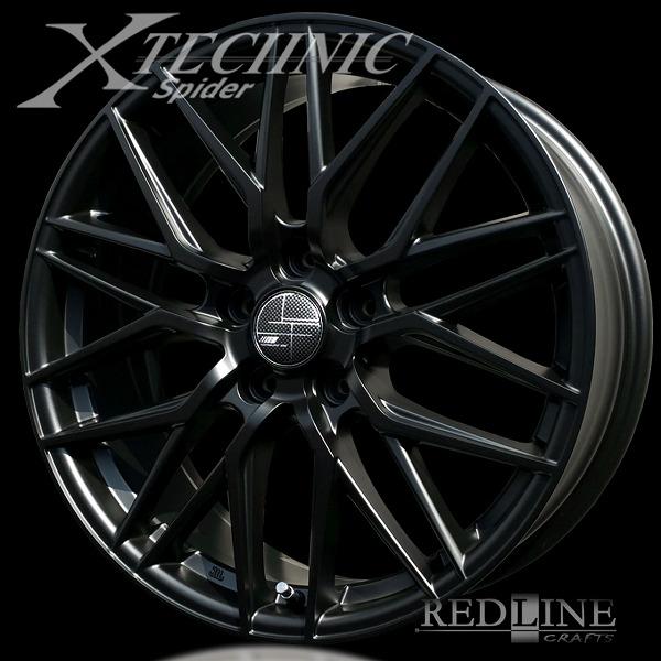 X-TECHNIC Spider 18x7.5J OFF+48 5H/PCD100 精悍な見た目のスパイダー 