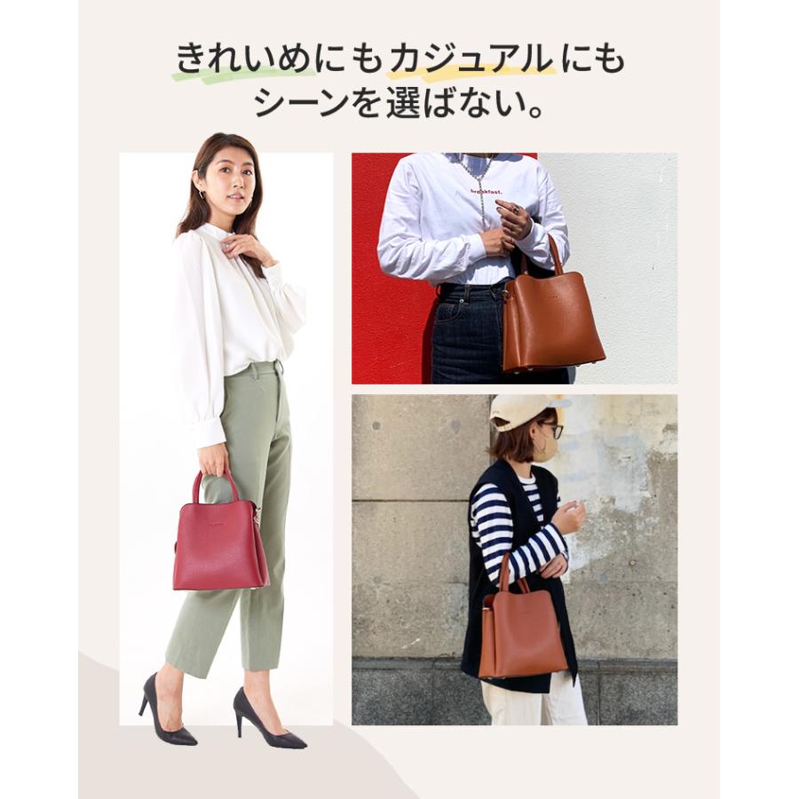 CIARA トートバッグ レディース 小さめ 軽い ポケット 仕切り