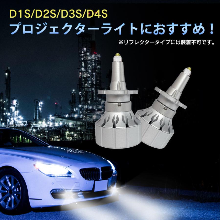 360度全面発光 LED ガラスピラーバルブ D1S/D2S/D3S/D4S 車用 TOYOTA トヨタ マークX MARKX H21.10〜H24.8 GRX13# 2灯 whiplinks｜whiplinks｜02