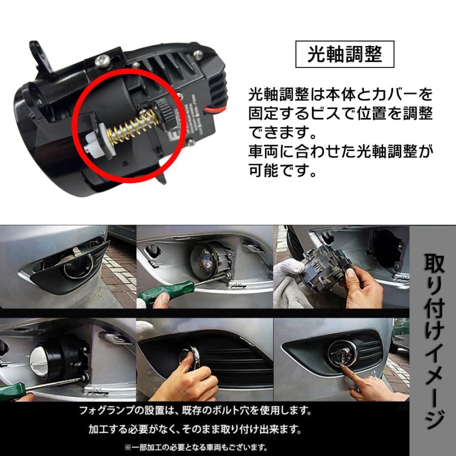 L1B 純正交換用 LEDプロジェクターフォグランプ TOYOTA トヨタ