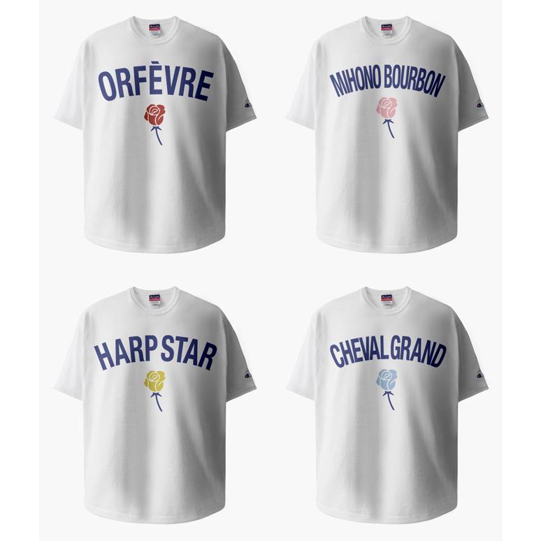 チャリティーTシャツ Champion 【M〜Z】助成金/競馬/アパレル/Flowers/Subsidy/T