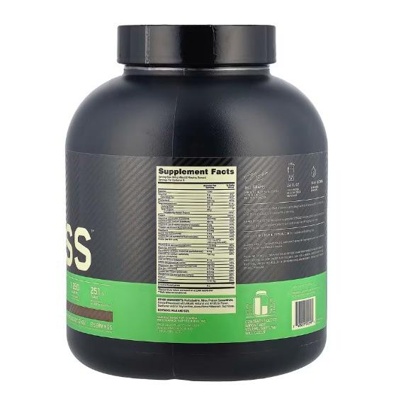 Optimum Nutrition] Serious Mass Weight Gainer Protein Chocolate 6