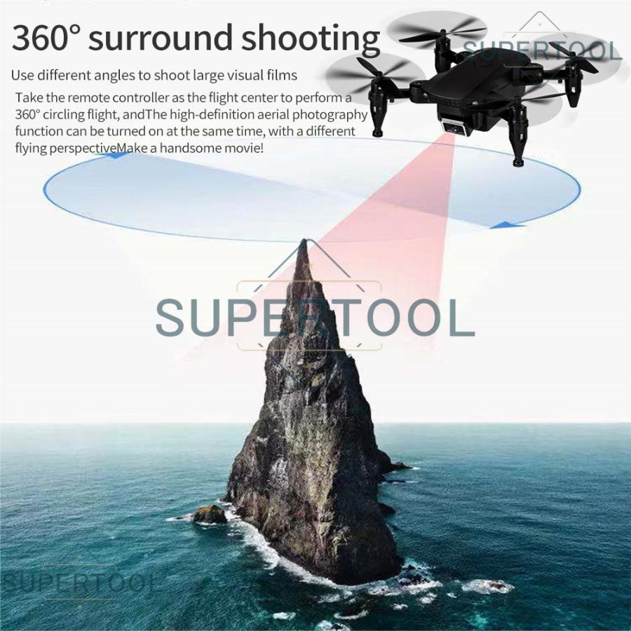 ドローン カメラ付き 免許不要 小型 4K 高度維持 カメラ 空撮 最安値 リアルタイム WIFI FPV 初心者 屋外 FPV リアルタイム バッテリー3