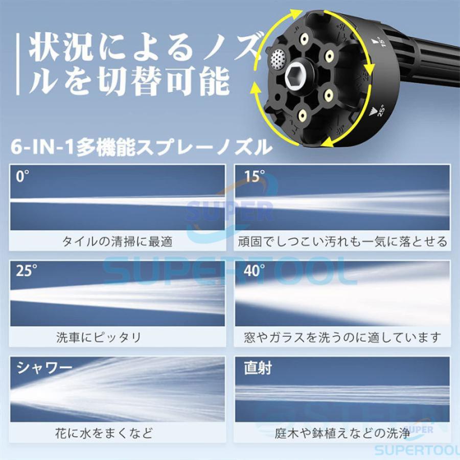 高圧洗浄機 コードレス 充電式 水道直吸 6.0MPa マキタバッテリー対応 収納ケース付き ポータブル 洗車 ガン 自吸式 軽量 小型  日本語取扱説明書付き