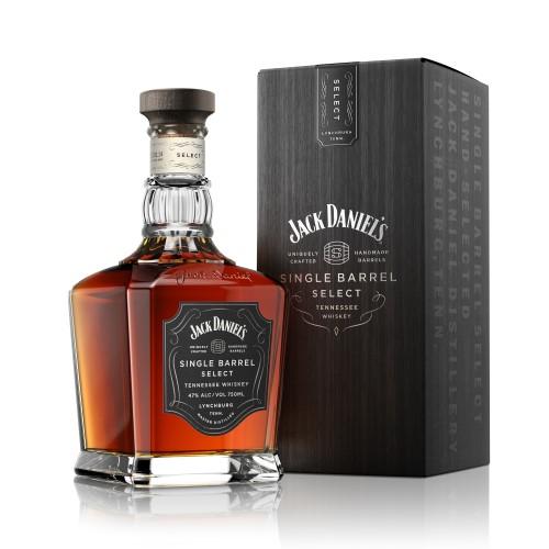 Jack Daniel's モノグラムテネシーウイスキー 750ml 47% ジャックダニエル シングルバレル ＜正規＞ 750ml 47度 ブラウンフォー