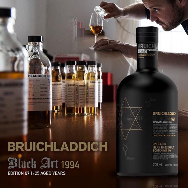 ウイスキー ブルイックラディ ブラックアート 1994 エディション 07.1