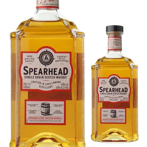 お値下げ！ Household スコッチウイスキー 700ml スピアヘッド 700ml 43度 ハイランド シングルグレーン スコッチ