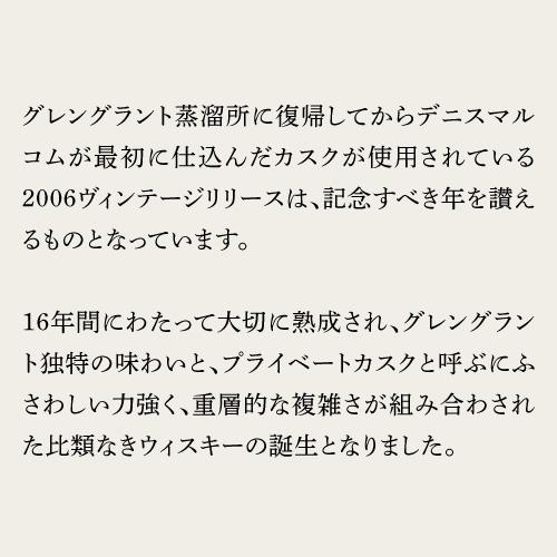 グレングラント 2006 シングルカスク Ysカスク 56.1度 700ml グレングラント 2006 シングルカスク Ysカスク 56.1度 700ml