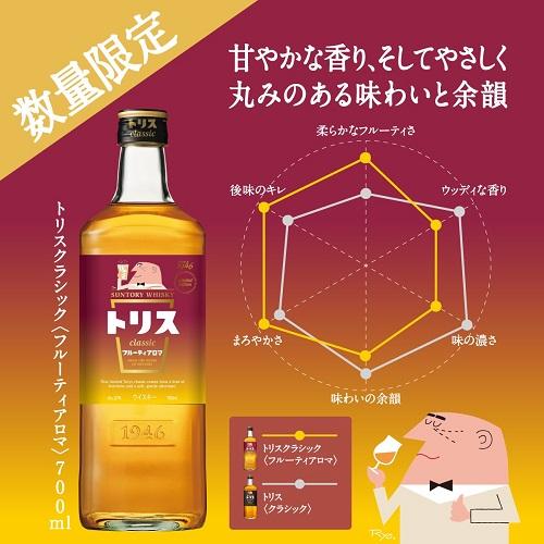 トリス クラシック フルーティアロマ 37度 700mlサントリー