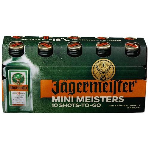 10/15 P+3％ イエーガーマイスター 20ml×10本パック 35度 ハーブ